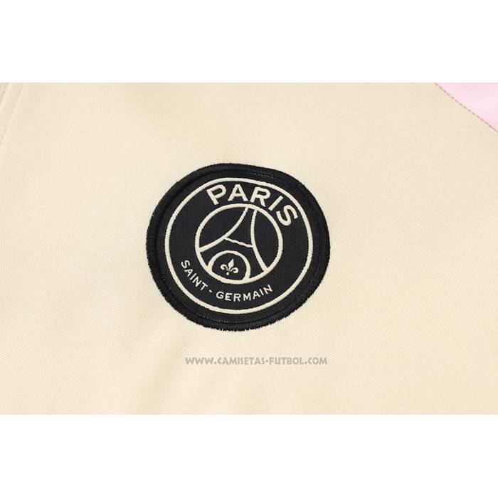 Chandal de Sudadera del Paris Saint-Germain Jordan Nino 2024-2025 Amarillo